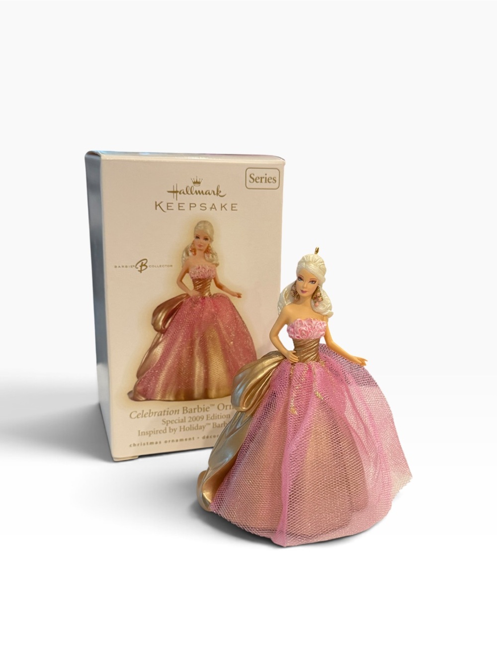 2009 Hallmark QX8412 Celebration Barbie 10th Special 2009 Edition Ornament NEW